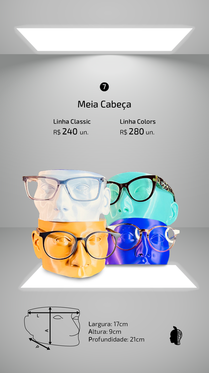 Meia Cabeça Masculina Losango